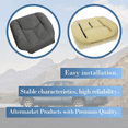thumbnail image 3 of OKAY MOTOR Driver Side Automotive Seat Cover Seat Bottom Cushion for 2003-2007 GMC Sierra 1500 2500 3500 1500HD 2500HD - Gray, 3 of 9