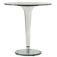 thumbnail image 1 of LeisureMod LT27CL Lonia Modern Glass Dining Table - Clear, 1 of 5
