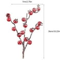 thumbnail image 2 of Christmas Berries Branches 10 Pcs Artificial Flowers Faux Berries Flower for Christmas DIY Floral Christmas Decorations, 2 of 3
