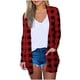 thumbnail image 2 of Puntoco mujer manga larga otoño frente abierto Navidad cárdigan ropa de abrigo suelta estampado blusa abrigo bolsillos Tops liquidación Puntoco Puntoco-6245, 2 of 6