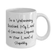 thumbnail image 2 of I'm a Veterinary Assistant. My Level of Sarcasm Depends. 15oz Mug, Veterinary assistant Present From Team Leader, Fun Cup F Men Women, 2 of 2