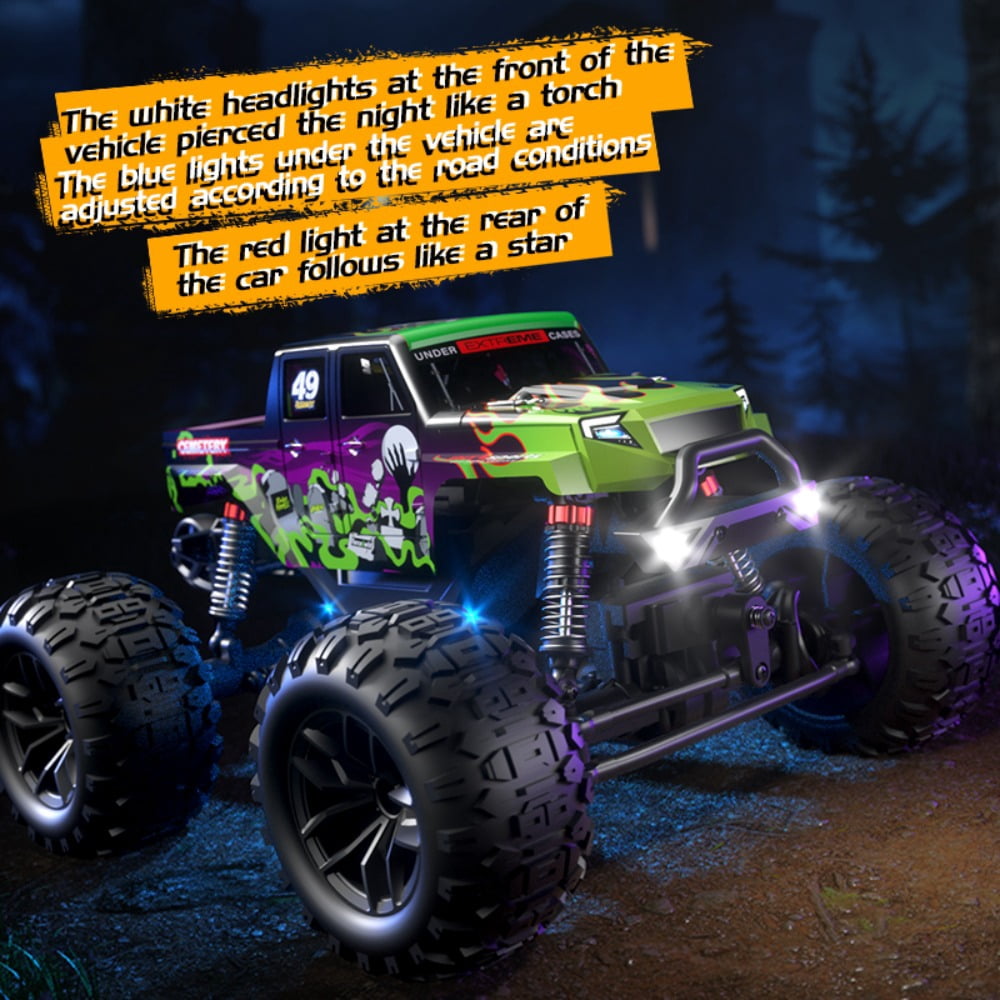 1:18 RC Cars, 2.4GHz 4WD High Speed 30 KM/H Remote Control Car All Terrain Off Road Monster Truck RC Drift Car for Adults Boys 8-12