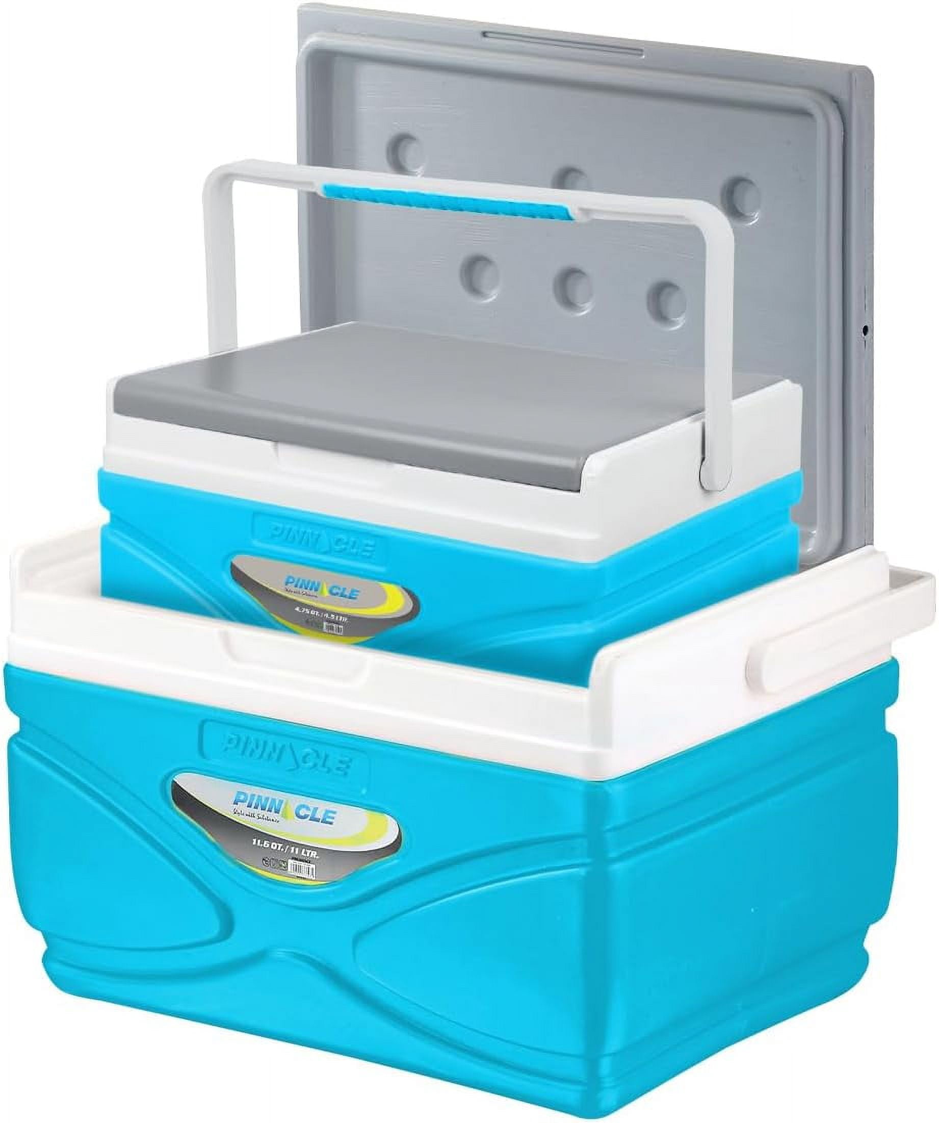 Pinnacle Thermoware 4.5 and 11 L Hard Sided Thermocooler, Blue, 2 Pack