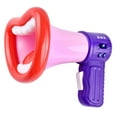 thumbnail image 1 of Bocina con cambiador de voz para niños, forma de boca, con múltiples botones y mango antideslizante, color rojo estándar., 1 of 12