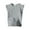 Grey, variant on Ticikt Girls Ruffle Sleeve T Shirt Solid Color Vest Girls Basic Short Sleeve,Color:Blue,Size:4-5 Years