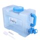thumbnail image 5 of Cubo de agua portátil para exteriores, contenedor de agua con grifo sin fugas, gran capacidad para cocina de acampada, Picnic y senderismo, 6/8/13/18L, 5 of 9