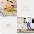 thumbnail image 5 of Anti Fatigue Kitchen Mat, 17"x47"+17"x29" Floral Kitchen Rugs Sets of 2, Farmhouse Kitchen Floor Mats Non-Slip Cushioned, Comfort Standing Desk Mat for Sink, Laundry,Home Brown, 5 of 8