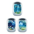 thumbnail image 2 of 3 Pieces Anti Slip Bath Tub Stickers Underwater World Marine for Decorations, 2 of 8