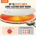 thumbnail image 3 of STAWAY Electric Warming Tray - Rollable Food Warming Mat with Temp Control, Keep Food Warm for Buffets, Parties & More - Easy Clean & Safe Design, 3 of 9