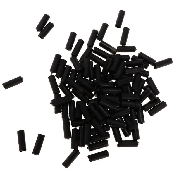 100 Uds., Tapas de extremo de , carcasa de cambio, férus de tubo de línea de ambre de 4mm / 5mm de diámetro interior 4 mm DYNWAVEMX Tapa del extremo del cable del freno de la bicicleta
