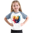 thumbnail image 4 of RXIRUCGD 2025 Vêtements d'Été pour Enfants Tout-Petits Garçons Filles Mode Mignon Col Rond Imprimé Manches Courtes Haut, 4 of 7