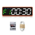 thumbnail image 3 of Gym Timer Rechargeable Stopwatch Portable Countdown/ Clock with Magnetic Back for Home Gym Fitness Training, 3 of 7