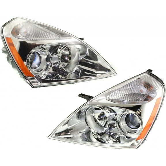 CarLights360: For 2006 Kia Sedona Headlight Assembly Driver and Passenger Side w/Bulbs | KI2502120 KI2503120