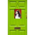 thumbnail image 2 of Carolines Treasures SC9401DS1216 Springer Spaniel Red and Green Snowflakes Holiday Christmas Wall or Door Hanging Prints, 2 of 2