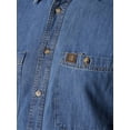 thumbnail image 2 of Camisa de trabajo Wrangler Riggs Workwear Advanced Comfort Navy, 2 of 3