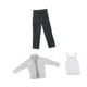 thumbnail image 2 of Conjunto de camisa y jeans para figura de acción de 6 pulgadas, ropa, regalos para niños y adultos. negro, 2 of 9