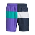 thumbnail image 5 of Laguna Vintage Men's 4 Colorblock Swim Trunks, 5 of 5
