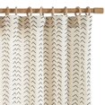 thumbnail image 1 of jinchan Rideaux Boho en Lin pour Salon, Voilages Semi-Transparents pour Chambre, 84 Pouces de Long, Rideaux de Style Ferme à Motif Chevrons,, 1 of 10