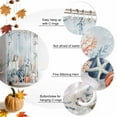 thumbnail image 6 of Shower Curtains for Bathroom-72"x72",Thanksgiving Pumpkin Coastal Starfish Coral Waterproof Bath Curtain Shower Curtain Set, 6 of 7