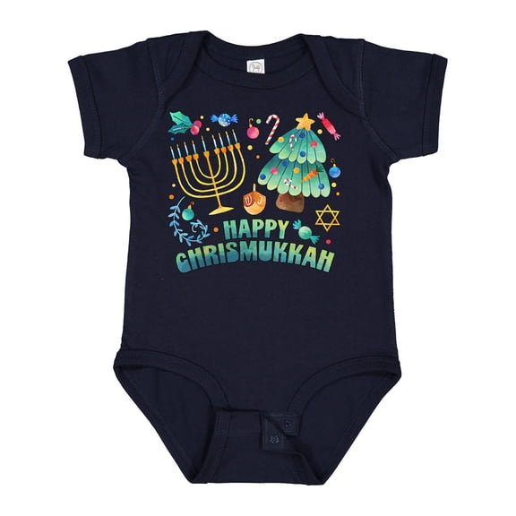 Inktastic Happy Chrismukkah Boys or Girls Baby Bodysuit