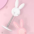 thumbnail image 4 of Cute Cartoon Desktop Tablet Stand,Universal Phone Holder for Desk,Kawaii Office Accessories-White, 4 of 8