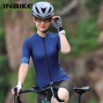 thumbnail image 5 of INBIKE - Maillot de ciclismo de manga corta de verano para mujer, secado rápido, camisetas de ciclismo de montaña para mujer, ropa con bolsillos, 5 of 5