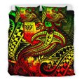 thumbnail image 4 of Fiji Bedding Set - Reggae Shark Polynesian Tattoo, 4 of 6