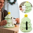 thumbnail image 1 of Festive Christmas Tree Design Ceramic Tissue Cover Desktop Ornament for Living Room Party Home, 1 of 6