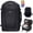 Black, variant on Travel Backpack 13 Pockets Carry On Personal Item Bag 18x14x8 for Spirit Airlines, 30L Waterproof Laptop Backpack Weekender Bag for Men Women, Daypack for Business Travel Gym,Black