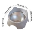 thumbnail image 3 of HongHeng Clearance Under $2.00 Pet Bowl Cutes Bowl Ceramic Talls Food Bowl Bowl Wall Mounteds Bowl Stainless Steel Bowl Food Bowl, 3 of 6