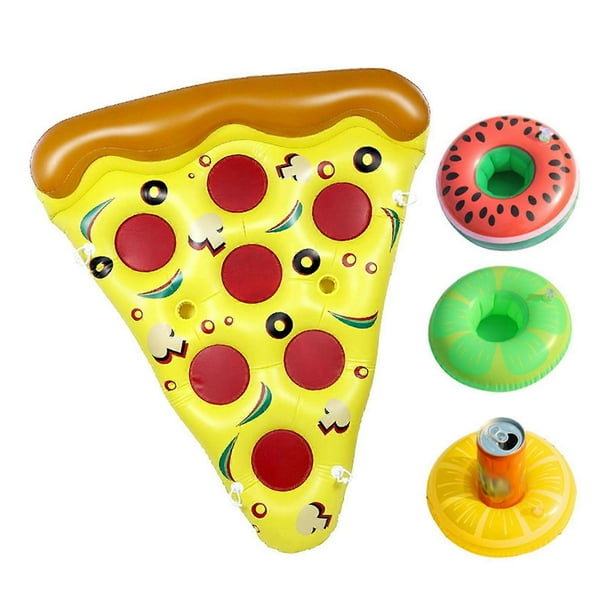 Inflation Swim Pizza Bed Reusable Swimming Pool Lounge Pad for Indoor Pool