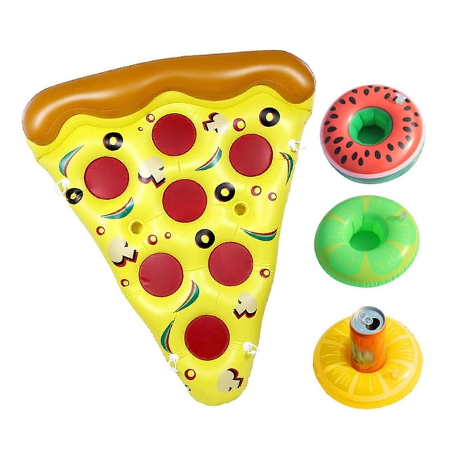 Inflation Swim Pizza Bed Reusable Swimming Pool Lounge Pad for Indoor Pool