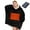 Black, variant on PMONPA Heated Wearable Blanket, Oversized Wearable Heated Blanket for Adult Extra Long Version, Sherpa Fleece Blanket Hoodie, One Size, Grey