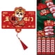 thumbnail image 4 of 6 piezas año Bolsillo rojo Bolsa roja creativa Festival de primavera Matrimonio año chino sobre para dinero 2022 sobre rojo Hongbao Paquet D Yotijar Sobres rojos de año nuevo, 4 of 10