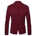 thumbnail image 5 of Vedolay Mens Blazers Casual Blazer Jacket Top Outwear Long Sleeve Coat Red,3XL, 5 of 5