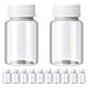 thumbnail image 1 of 12pcs Travel Bottles with Caps Empty Bottles Plastic Container Small Medicine Bottles(50ml), 1 of 3