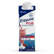 Ensure Plus Strawberry Therapeutic Nutrition, 8 Ounce Recloseable Carton, Abbott 64907 - Case Of 24
