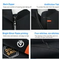 thumbnail image 1 of Diving Jacket High Efficiency Cold Proof Nylon Material Good Elasticity Swimsuits Strong Sunscreen Smooth Leather Edging Wetsuit Men Black XL, 1 of 7