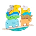 thumbnail image 1 of Bloques de madera Juego de equilibrio Juguete de apilamiento de madera Bloques de construcción de apilamiento de animales Habilidades motoras finas, 1 of 9