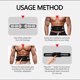 thumbnail image 4 of Cinturón de entrenamiento de músculos abdominales Fitness | Estimulador de abdominales con 6 modos | Temporizador de 10-15 minutos | Batería recargable incorporada | Pantalla LED | Entrenamiento en, 4 of 5