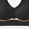 thumbnail image 3 of qelini Wireless Bras for Women Plus Size Seamless Full Coverage T-Shirt Bra with Soft Support & Back Smoothing for Everyday Wear, 3 of 5