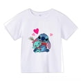 thumbnail image 3 of Ropa de moda para niños, camisetas de algodón con puntadas bonitas de verano para bebés, camisetas de dibujos animados para niñas pequeñas, camisetas casuales de manga corta, 3 of 5