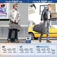 thumbnail image 4 of Gonex 60L Canvas Duffel Bags 27" Expandable Travel Duffle Overnight Weekender Bag with Shoe Compartment for Men Women, 4 of 7