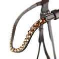 thumbnail image 2 of Horze Ergonomic Snaffle Bridle with Curved Crystal Browband, 2 of 6