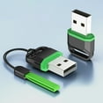 thumbnail image 4 of Adaptador Usb Compatible Con Bluetooth 5.1 Adaptador USB 5.1 compatible con Bluetooth sin controlador para Win/8.1/10/11 (Verde) Likrtyny Para estrenar, 4 of 7
