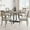 New model (Light Ivory Gray), variant on 47" Round Dining Table for 4-6 - Modern Wooden Kitchen Table w/300lb Capacity, Adjustable Anti-Slip Legs