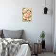 thumbnail image 3 of ZHONGYUTONG Peony Wall Art Pink Flower Canvas Vintage Blossom Floral Pictures Elegant Peony Painting for Living Room Decor Framed (12.00" x 18.00"), 3 of 5