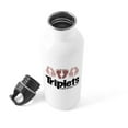 thumbnail image 4 of CafePress - Triplet Girls More Fun! Stainless Water Bottle 1 - Stainless Steel Water Bottle, Sports Bottle, 1.0L, 4 of 5