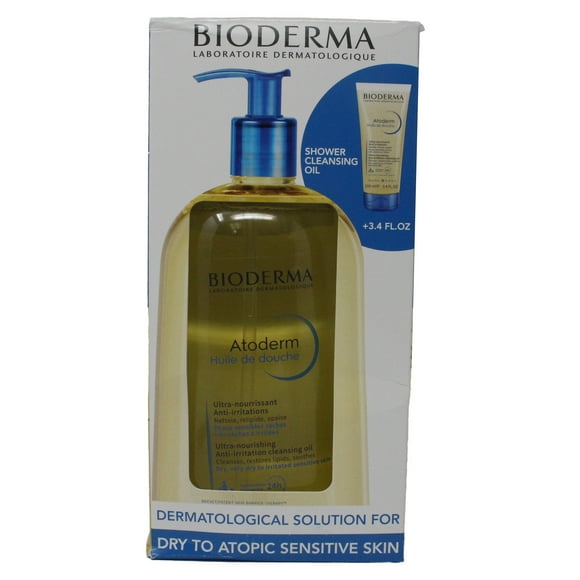 Bioderma Atoderm Soothing Lipid-Replenishing Cleansing Oil Combo Pack