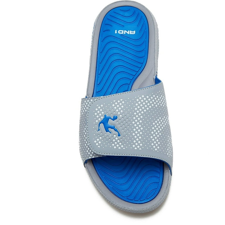 【関税&送料込】ALCHIMIA Sandals Blue AND1 Enigma 2.0 Men's Athletic Slippers, Adjustable Width